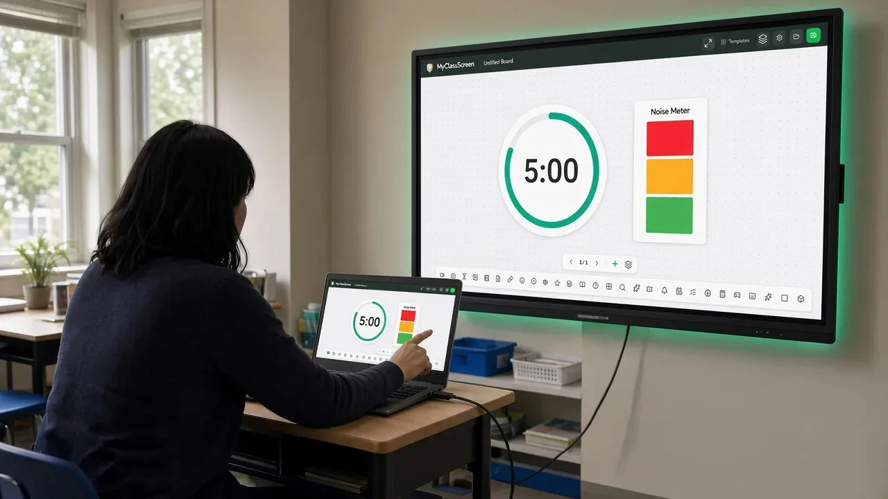 Classroom screen help for HDMI: teacher laptop cable into the classroom panel