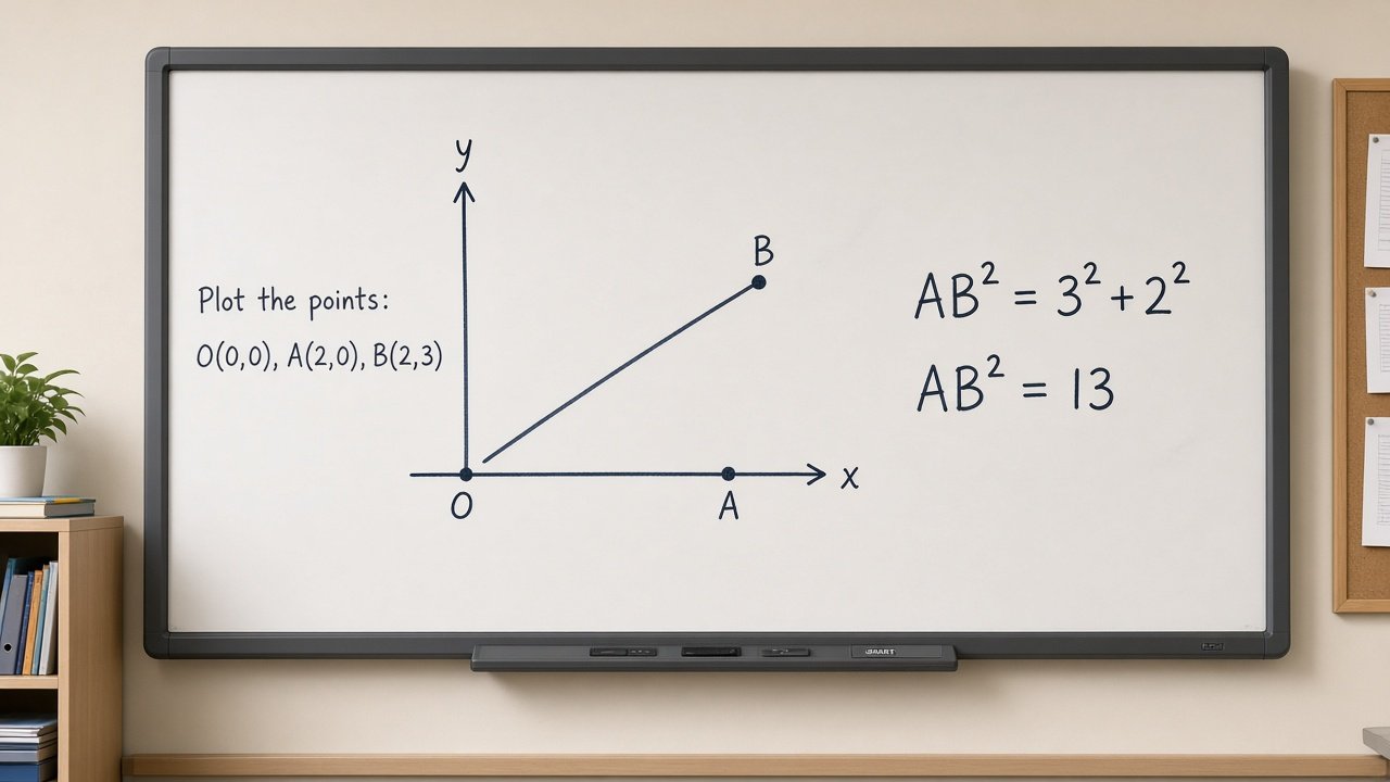 Drawing Board widget projected on a classroom smart board